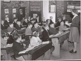 Old-time classroom