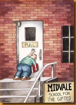 Gary Larson - School for the gifted
